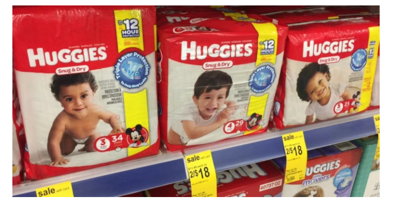 Huggies Diapers Only $3.67 At Walgreen’s After $3.00 Off Printable Coupon (Print Now!)