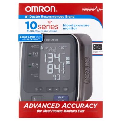 Walmart – Omron 10 Series Blue Tooth Wireless Upper Arm Blood Pressure Monitor with Cuff that fits Standard and Large Arms Only $64.35 (Reg $74.88) + Free Shipping