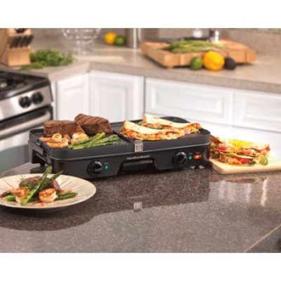 Walmart – Hamilton Beach 3-in-1 Grill/Griddle | Model# 38546 Only $37.99 (Reg $59.99) + Free 2-Day Shipping