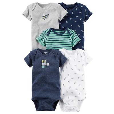 Sears – Carter’s Newborn & Infant Boys’ 5-Pack Short-Sleeve Bodysuits Only $12.99 (Reg $26.00) + Free Store Pickup