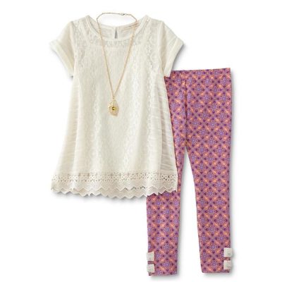 Sears – Self Esteem Girls’ Crochet Tunic, Leggings & Necklace Only $18.00 Through 07/22/17 (Reg $36.00) + Free Store Pickup