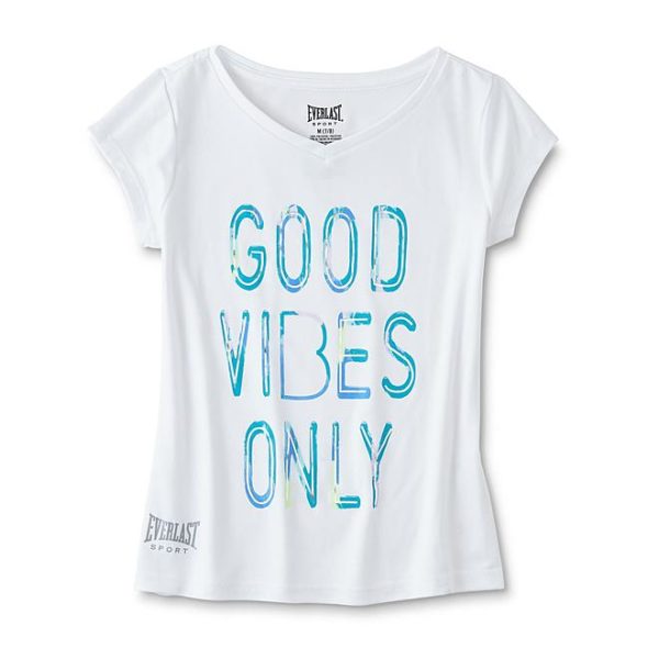 Kmart – Everlast® Sport Girls’ Graphic Athletic T-Shirt – Good Vibes Only $5.99 Through 07/30/17 (Reg $9.99) + Free Store Pickup