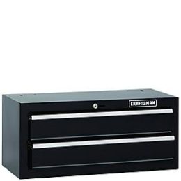 Sears – Craftsman 26 in. Wide 2-Drawer Standard Duty Ball-Bearing Middle Chest – Black Only $49.99 (Reg $102.99) + Free Store Pickup