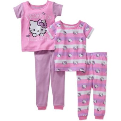 Walmart – Hello Kitty Baby Girl’s Licensed Cotton 4-Piece Set Only $9.00 (Reg $12.88) + Free Store Pickup