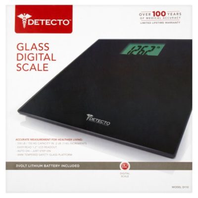 Walmart – D110 Detecto Glass Digital Scale Only $6.71 (Reg $15.37) + Free Store Pickup