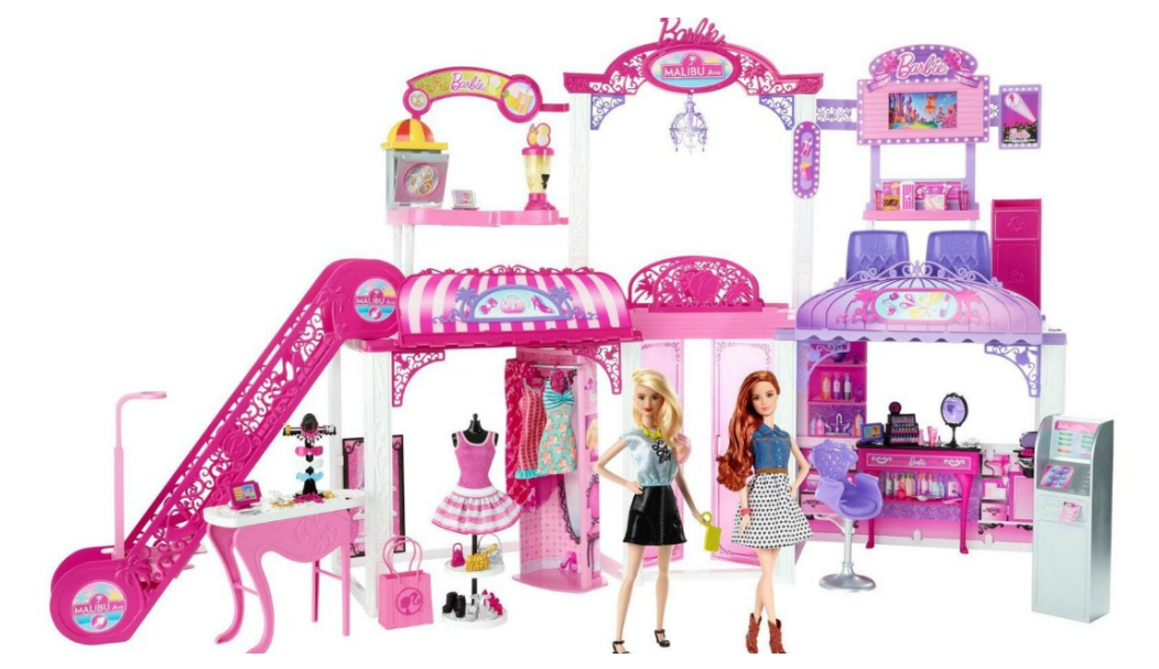 Ebay – HUGE Barbie Malibu Ave 2-Story Mall with 2 Dolls – (50+ Pieces, 2′ Tall, 4′ Wide) Only $37.99 (Reg $107.99)