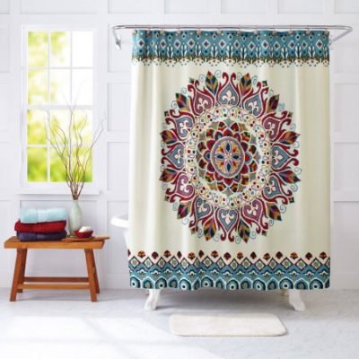 Walmart – Better Homes and Gardens Medallion Fabric Shower Curtain Only $15.30 (Reg $17.48) + Free Store Pickup