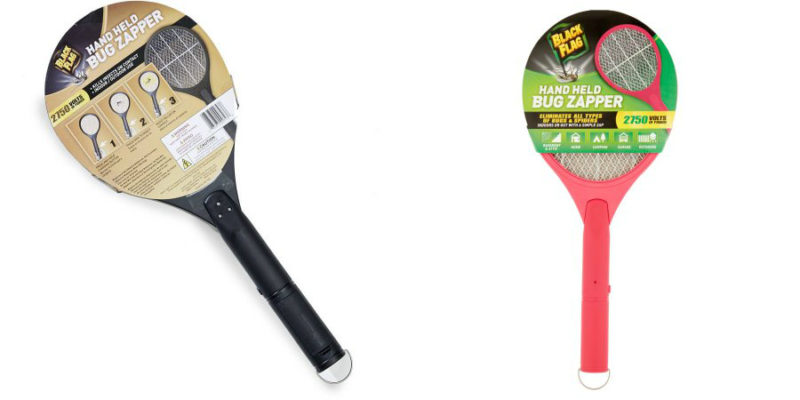 Walmart – Black Flag Zapper Racket Black or Pink Only $4.86 (Reg $8.99) + Free Store Pickup