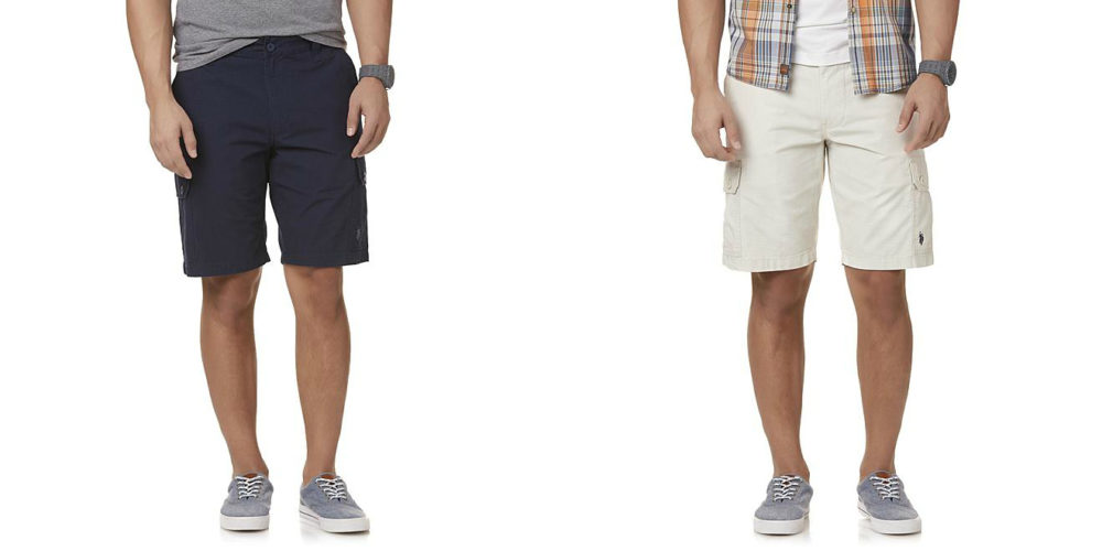 Sears – U.S. Polo Assn. Men’s Crosshatch Cargo Shorts Only $14.99 Through 09/02/17  (Reg $56.00) + Free Store Pickup