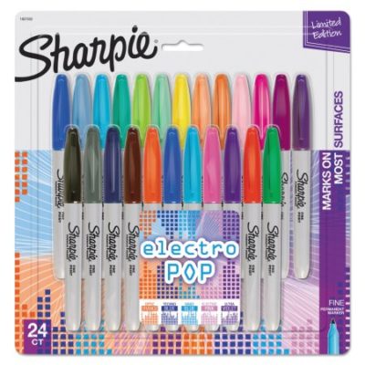 Walmart – Sharpie Fine Electro Pop Marker, Fine Point, Assorted, 24/Pack Only $14.97 (Reg $17.88) + Free Store Pickup