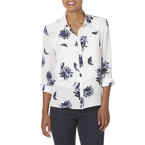 Sears – Simply Styled Women’s Tiered Blouse – Floral Only $19.99 (Reg $40.00) + Free Store Pickup