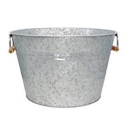 Kmart – Essential Home Galvanized Steel Large Round Beverage Tub w/Wood Handle Only $13.00 (Reg $24.99) + Free Store Pickup