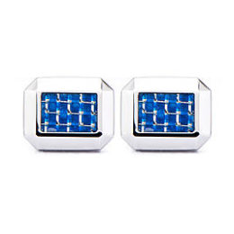 Sears – Stainless Steel Blue Accent Cufflinks Only $39.99 (Reg $99.99) + Free Store Pickup