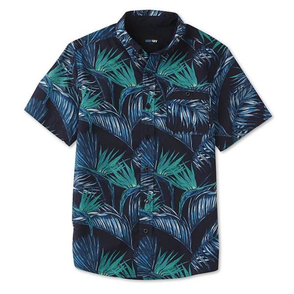 Sears – Amplify Boys’ Button-Front Shirt – Palm Leaf Only $9.99 (Reg $20.00) + Free Store Pickup