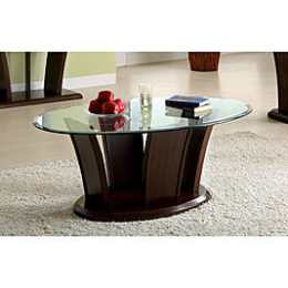 Kmart – Furniture of America Dark Cherry Corrie Glass Top Coffee Table Only $235.05 (Reg $249.99) + Free Shipping