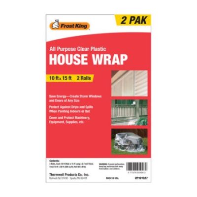 Walmart – Frost King All-Purpose Clear Plastic House Wrap Only $4.88 (Reg $7.92) + Free Store Pickup