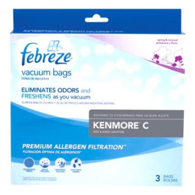 Walmart – Kenmore C Febreze Vacuum Bags, 3 pk, 21R5 Only $5.98 (Reg $7.33) + Free Store Pickup