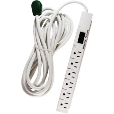 Walmart – GoGreen Power 6 Outlet Surge Protector, 16315-15, 15′ Cord, White Only $19.31 (Reg $25.44) + Free Store Pickup