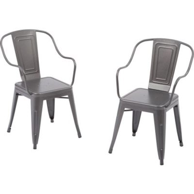 Walmart – Better Homes and Gardens Camrose Farmhouse Industrial Chairs, Gray, 2pk Only $39.56 (Reg $99.00) + Free Shipping