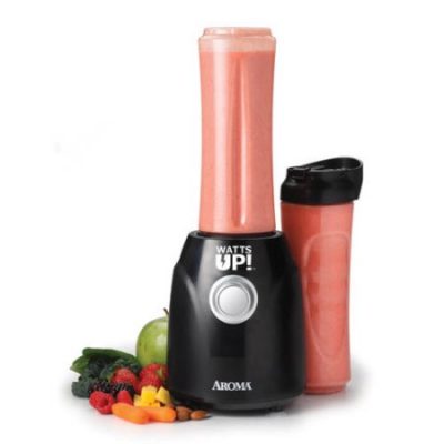 Walmart – Aroma Watts Up 20 oz 300W Single-Serve Blender with 2 Tritan Bottles, Black Only $21.08 (Reg $28.97) + Free Store Pickup