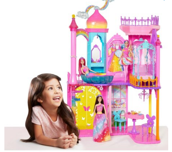 Barbie Rainbow Cove Princess Castle Playset Only $17.88 (Reg $84.00) At Walmart + Free Store Pick Up!