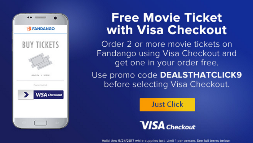 Fandango – Buy 1 Get 1 Free Movie Tickets (Up to $25 Value)