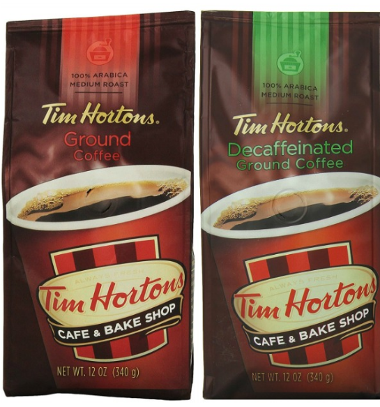 Amazon – Tim Hortons Ground Coffee 12oz Bags Only $3.89 Shipped