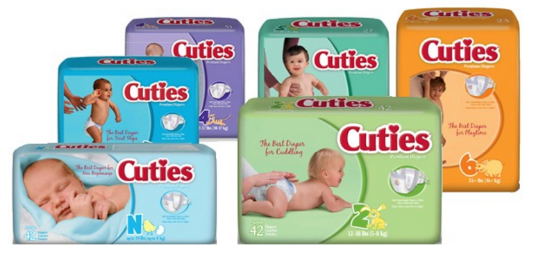 Free Sample of Cuties Diaper