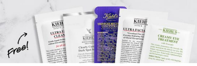 Free Kiehl’s Skincare Samples