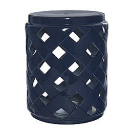 Sears – Ceramic Lattice Stool – Blue Only $49.99 (Reg $99.99) + Free Shipping