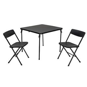 Sears – Cosco Home and Office Products 3 Piece Black Center Fold Table and 2 Chairs Tailgate Set Only $58.82 (Reg $89.99) + Free Shipping