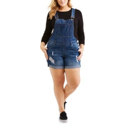 Walmart – Dollhouse Juniors’ Plus Medium Wash Shortall With Destruction Only $11.00 (Reg $26.98) + Free Store Pickup