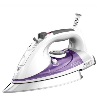 Walmart – BLACK+DECKER Professional Steam Iron with Pivoting Cord, Purple IR1350S Only $14.99 (Reg $24.96) + Free Store Pickup