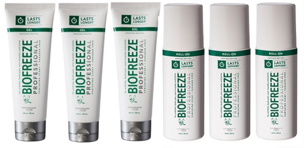 Biofreeze Professional Strength Pain-Relieving Paraben Free – 3 Pack Roll On or Tube Gel Only $32.99 + Free Shipping!