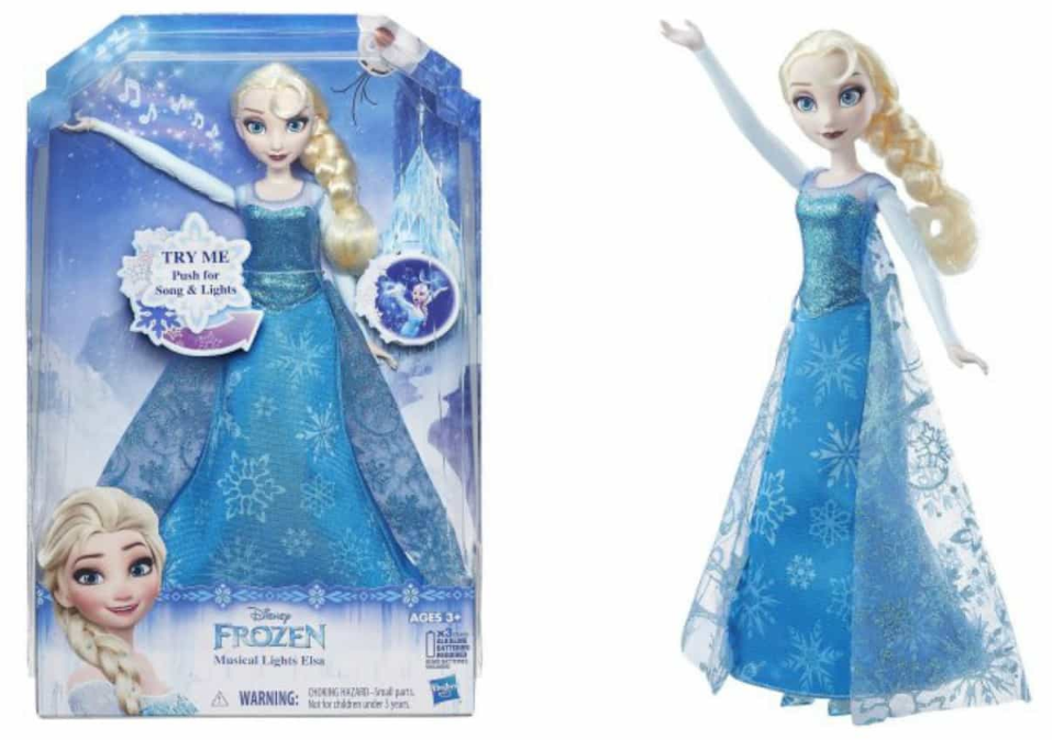 Walmart.com – Disney Frozen Musical Lights Elsa Only $9.87 (Reg $29.88) + Free Store Pickup!