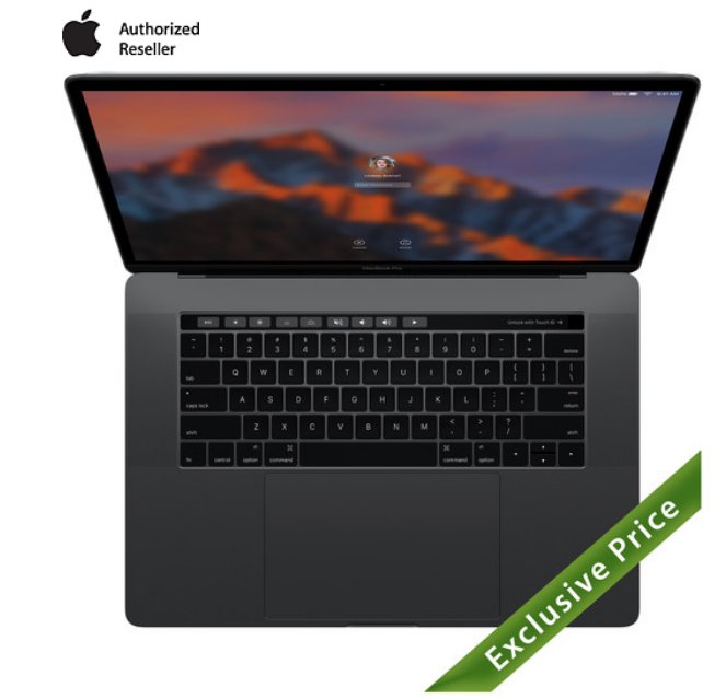 Apple 15.4″ MacBook Pro with Touch Bar (Late 2016, Space Gray) Only $1799 (Reg $2399) TODAY ONLY!