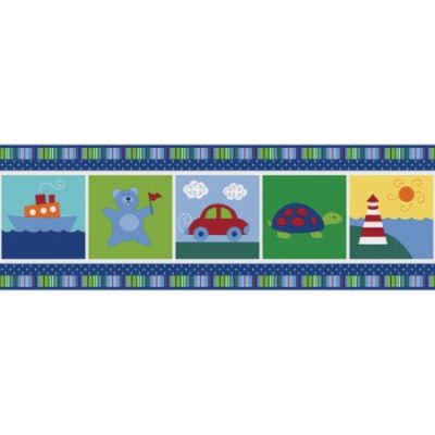 Walmart – Brewster Home Fashions Alvin Blue Wallpaper Border Only $4.67 (Reg $11.98) + Free Store Pickup