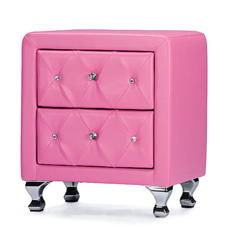 Kmart – Baxton Studio Stella Crystal Tufted Pink Leather Modern Nightstand Only $172.79 (Reg $215.99) + Free Shipping