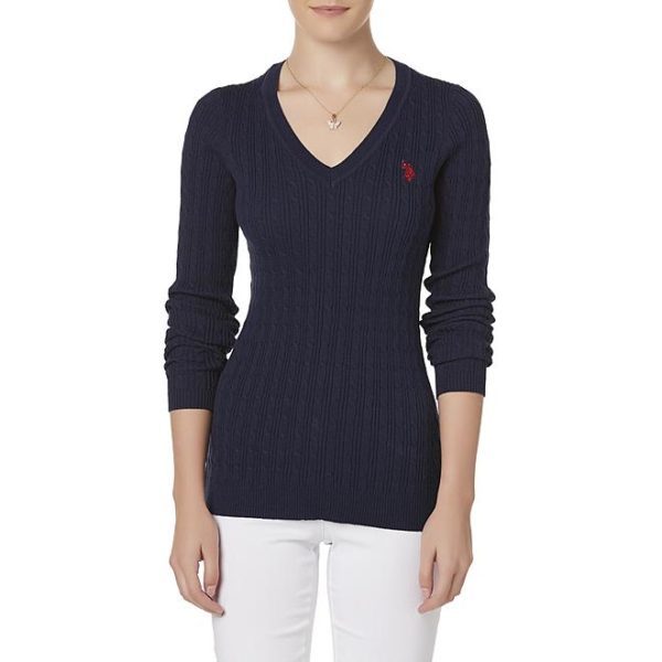 Sears – U.S. Polo Assn. Juniors’ V-Neck Cable Knit Sweater Only $18.00 Through 10/07/17 (Reg $36.00) + Free Store Pickup