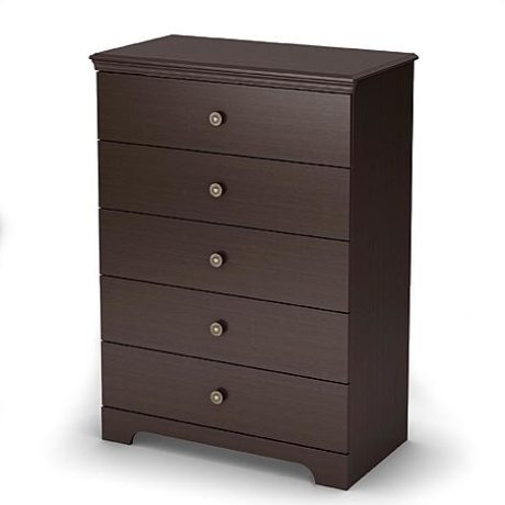 Kmart – South Shore Zach 5 dr. Chest Chocolate Only $140.45 (Reg $194.99) + Free Shipping