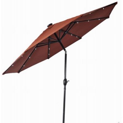 Walmart – Better Homes and Gardens 9′ Round Umbrella with Solar Lights, Orange Brick Only $69.88 (Reg $95.00) + Free Shipping