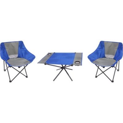 Walmart – Ozark Trail 3-Piece Portable Table and Chair Set Only $19.14 (Reg $25.52) + Free Store Pickup