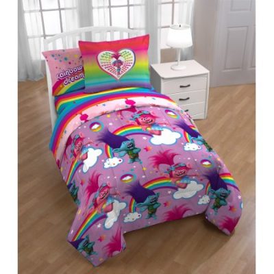 Walmart – Trolls ‘Happy Hair’ Kids Twin Bed in a Bag Bedding Set with Bonus Tote- Exclusive Only $39.98 (Reg $45.98) + Free Store Pickup