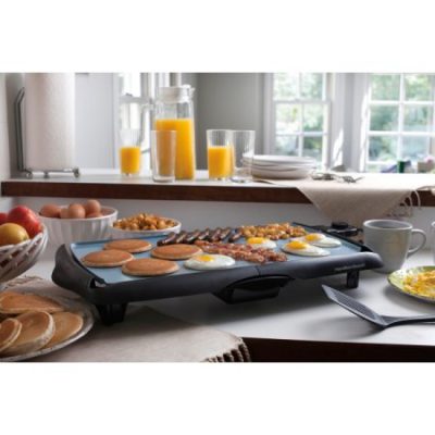 Walmart – Hamilton Beach 200 sq in Griddle with Durathon Ceramic Non Stick Coating | Model# 38518 Only $19.88 (Reg $28.59) + Free Store Pickup