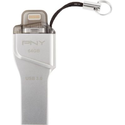 Walmart – PNY 64GB Duo-Link OTG USB 3.0 Flash Drive for iPad/iPhone, #La01 Only $34.99 (Reg $74.99) + Free Store Pickup