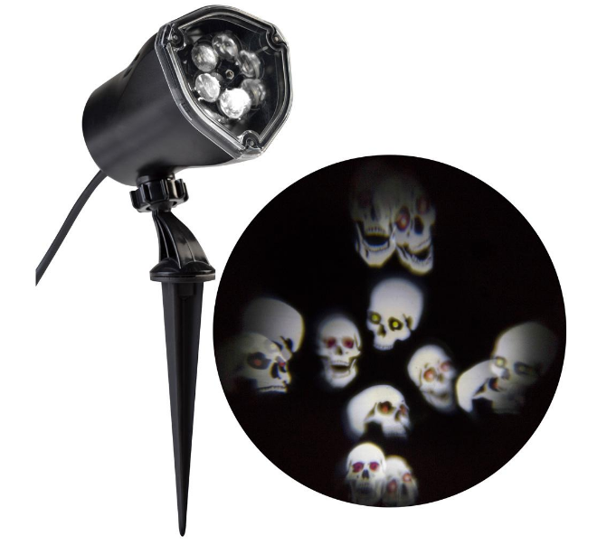 Home Depot – 75% Off Halloween Lights – LED Projector Chasing Skull Strobe Spotlight Only $4.99 (Reg $20)