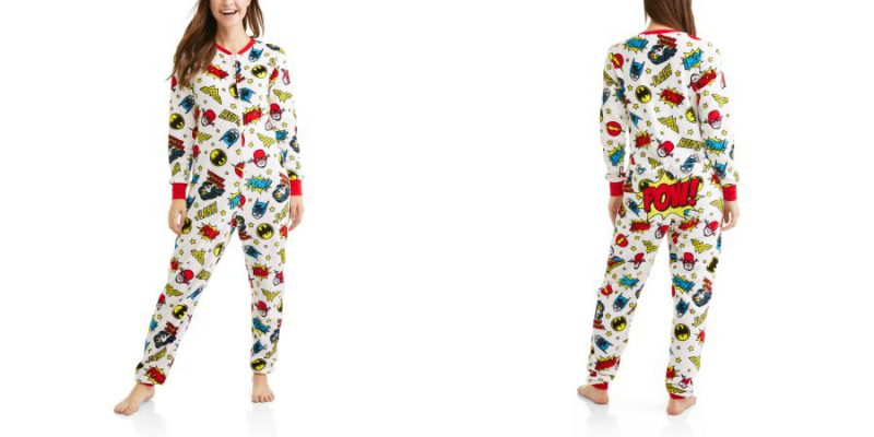 Walmart – Wonder Woman Women’s and Women’s Plus Dropseat Pajama Union Suit One Piece Sleepwear Only $15.00 (Reg $19.98) + Free Store Pickup