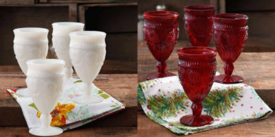 Walmart – The Pioneer Woman Adeline 12 oz Goblet, Set of 4 Only $13.88 (Reg $19.68) + Free Store Pickup