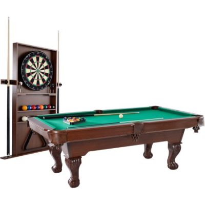 Walmart – Barrington 90 Inch Ball and Claw Leg Billiard Pool Table with Bonus Cue Rack and Dartboard Set Only $340.00 (Reg $685.08) + Free Store Pickup