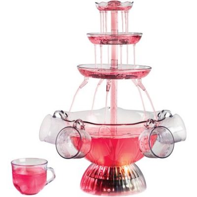 Walmart – Nostalgia LPF150 Vintage Collection Lighted Party Fountain, Clear Only $19.99 (Reg $24.99) + Free Store Pickup